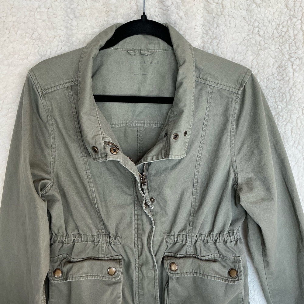 Aeropostale Olive Utility Jacket